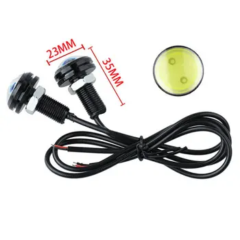 2PCS 10W 23mm LED Eagle Eye Car Daytime Running DRL Tail Backup Lights Car Daytime Running Lights Waterproof
2PCS 10W 23mm LED Eagle Eye Car Daytime Running DRL Tail Backup Lights Car Daytime Running Lights Waterproof