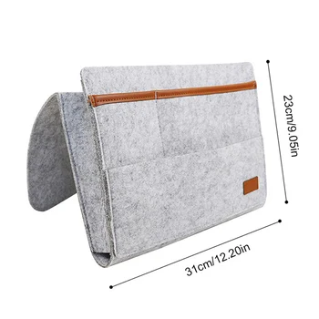 Bedside Storage Bag Felt Hanging Storage Organizer with Inner Pockets for Bedroom Dorm NIN668
Bedside Storage Bag Felt Hanging Storage Organizer with Inner Pockets for Bedroom Dorm NIN668