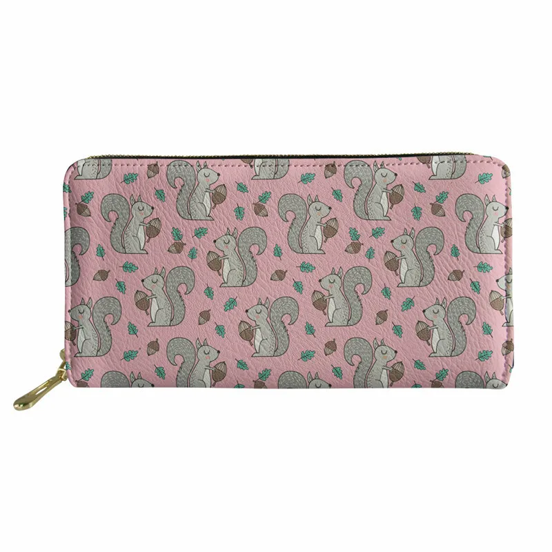 THIKIN Cute Squirrel Wallets and Purses Women Cash Long Wallet Famous Female Card Holder Cellphone Clutch Pocket Daily Coin Box
THIKIN Cute Squirrel Wallets and Purses Women Cash Long Wallet Famous Female Card Holder Cellphone Clutch Pocket Daily Coin Box