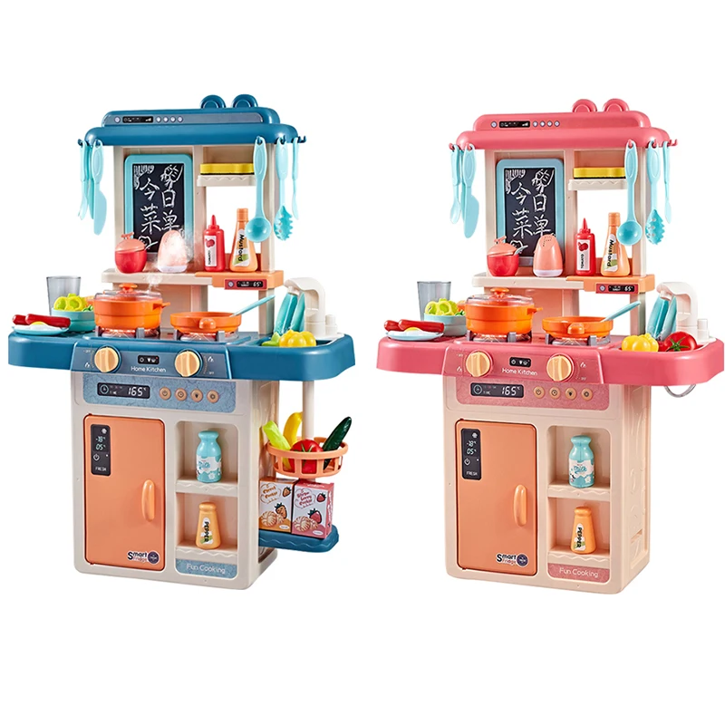 2020 Children Kitchen Toy Simulation Miniature Kitchen Spray Water Pretend Play Cooking Table Food Dishes Cookware Dinnerwar
2020 Children Kitchen Toy Simulation Miniature Kitchen Spray Water Pretend Play Cooking Table Food Dishes Cookware Dinnerwar