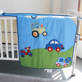 Wholesale New Baby bedding set Embroidery blue car Crib bedding set cotton 3Items Cot bedding set Boy Quilt Bumper Fitted Sheet
Wholesale New Baby bedding set Embroidery blue car Crib bedding set cotton 3Items Cot bedding set Boy Quilt Bumper Fitted Sheet
