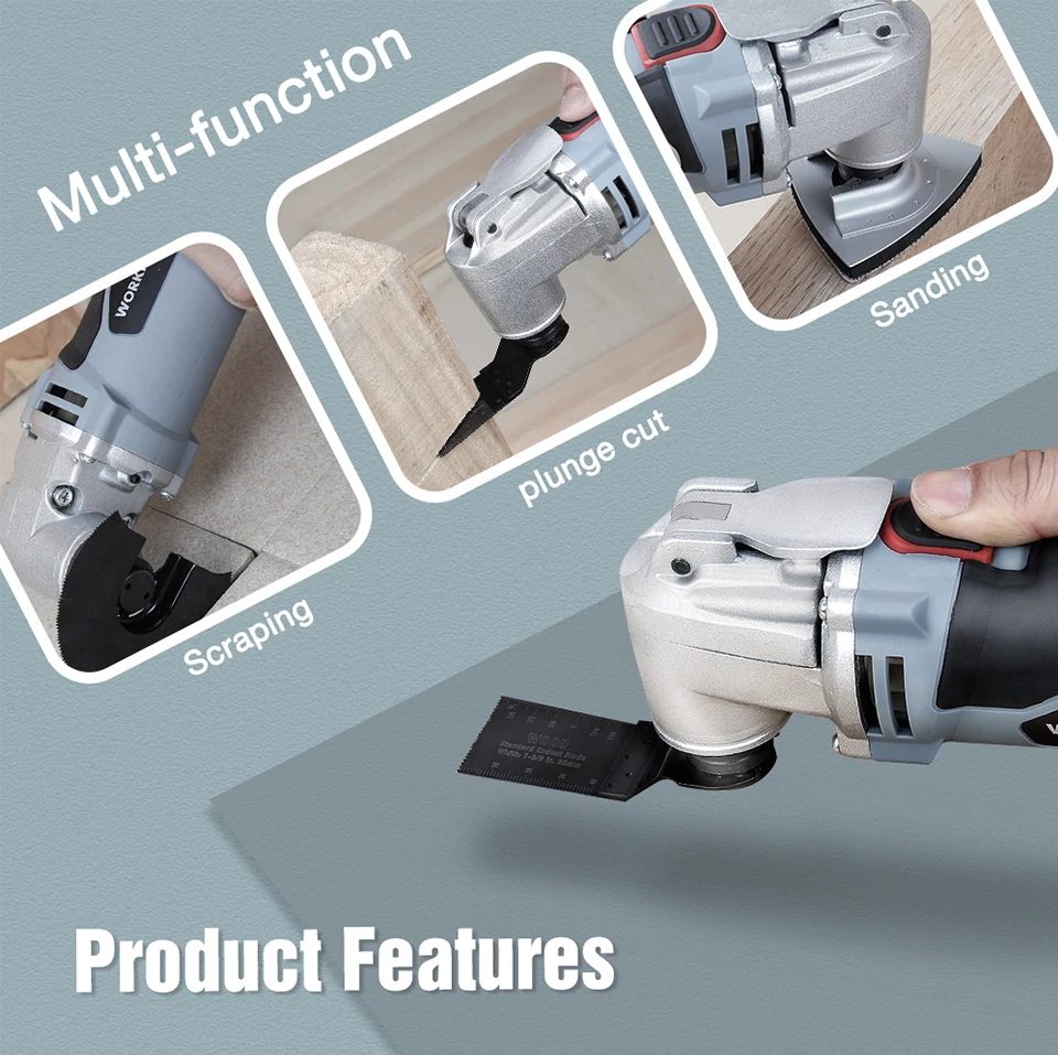 Electric Multifunction Variable Speed Oscillating Tool Electric Multifunction Variable Speed Oscillating Tool