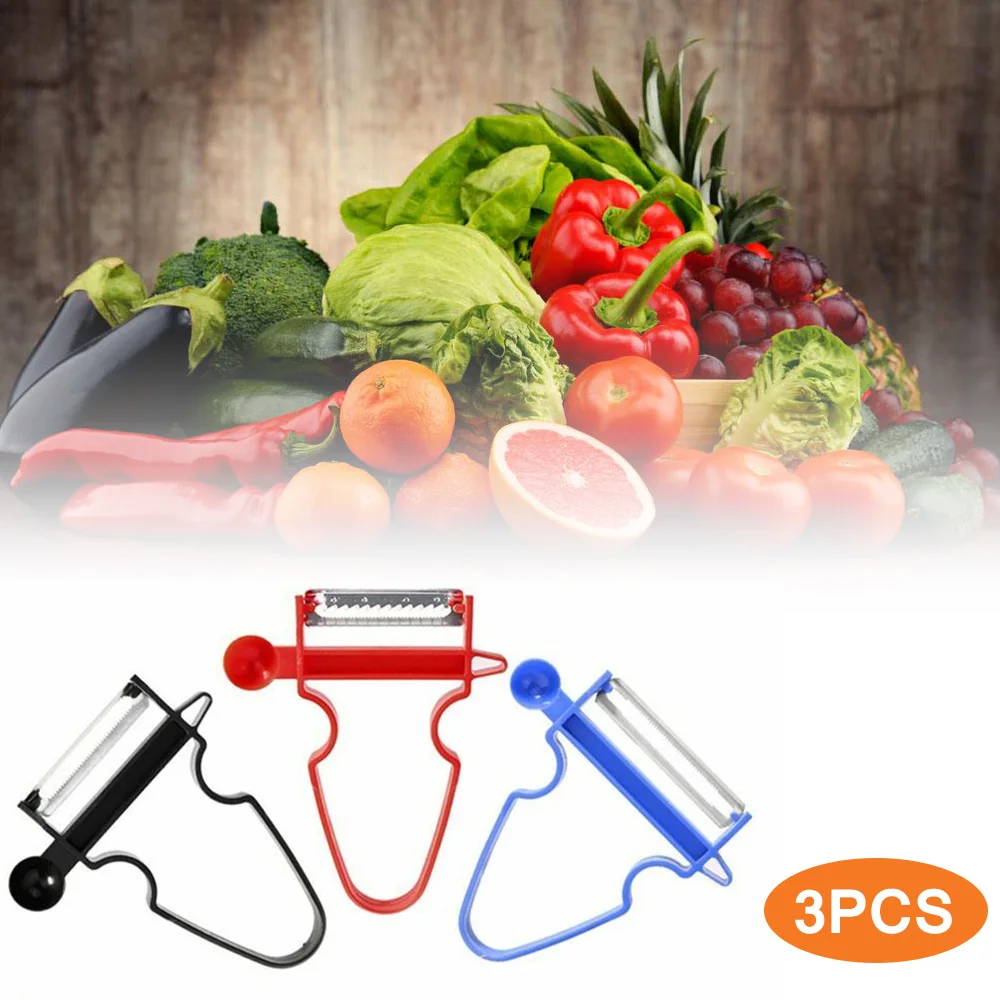3 pcs Portable Peeler For Vegetable Fruit Vegetable Peeler Multi-Functional Kitchenware Fruit Peeler Kitchen Gadgets
3 pcs Portable Peeler For Vegetable Fruit Vegetable Peeler Multi-Functional Kitchenware Fruit Peeler Kitchen Gadgets
