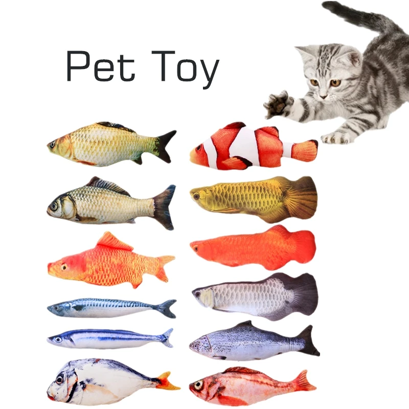Pet Soft Plush 3D Fish Shape Catnip Toys Stuffed Pillow Doll Simulation Fish Playing Toy Pet Cat Interactive Gifts Pet Supplies
Pet Soft Plush 3D Fish Shape Catnip Toys Stuffed Pillow Doll Simulation Fish Playing Toy Pet Cat Interactive Gifts Pet Supplies