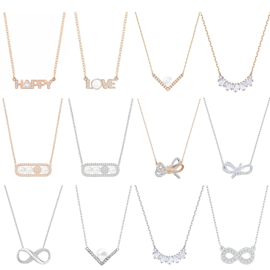 High Quality 1:1 Original SWA Jewelry Bow Romantic Charm Elegant Gorgeous Fashion Avant-garde Delicate Female Necklace Wholesale
High Quality 1:1 Original SWA Jewelry Bow Romantic Charm Elegant Gorgeous Fashion Avant-garde Delicate Female Necklace Wholesale