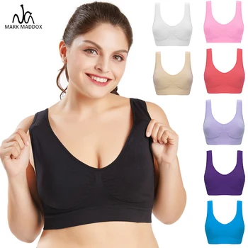 MARK MADDOX Plus Size Bras For Women Seamless Bra With Pads Big Size 5XL 6XL Bralette Push Up Brassiere Bra Vest Wireless BH
MARK MADDOX Plus Size Bras For Women Seamless Bra With Pads Big Size 5XL 6XL Bralette Push Up Brassiere Bra Vest Wireless BH