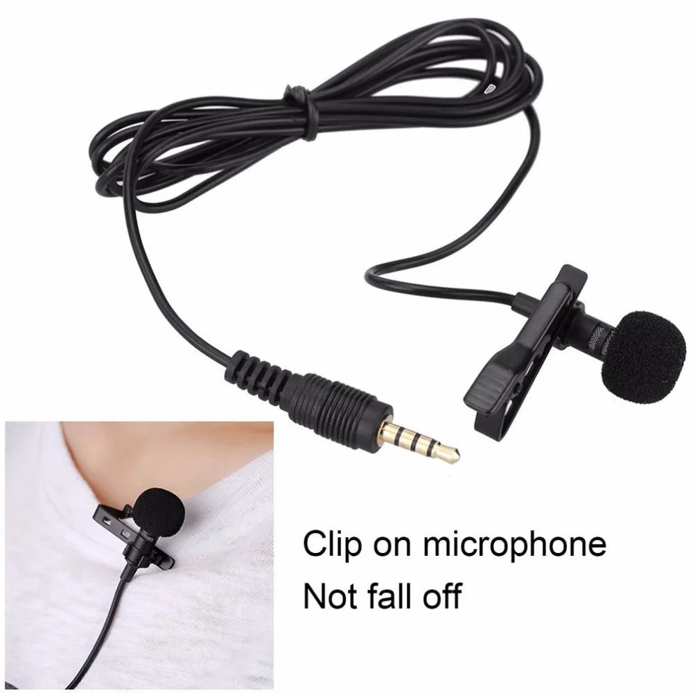 Portable Mini Lavalier Mic 3.5mm Jack Tie Clip Microphones Smart Phone Recording PC Clip-on Lapel For Speaking Singing Speech
Portable Mini Lavalier Mic 3.5mm Jack Tie Clip Microphones Smart Phone Recording PC Clip-on Lapel For Speaking Singing Speech