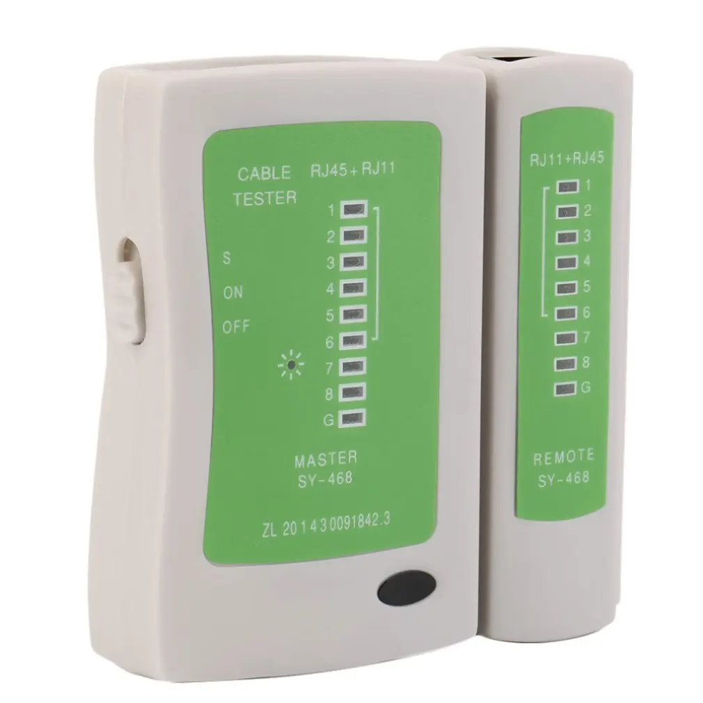 Professional Network Cable Tester RJ45 RJ11 RJ12 CAT5 UTP LAN Cable Tester Detector Remote Test Tools Networking
Professional Network Cable Tester RJ45 RJ11 RJ12 CAT5 UTP LAN Cable Tester Detector Remote Test Tools Networking