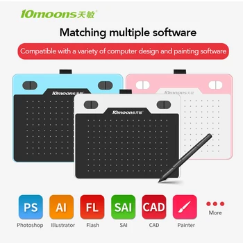 10moons Graphics Tablet T503 Electronics Drawing Pad/Board Graphics tablet with Stylus for Android/PC/Laptop Writing Tablet
10moons Graphics Tablet T503 Electronics Drawing Pad/Board Graphics tablet with Stylus for Android/PC/Laptop Writing Tablet