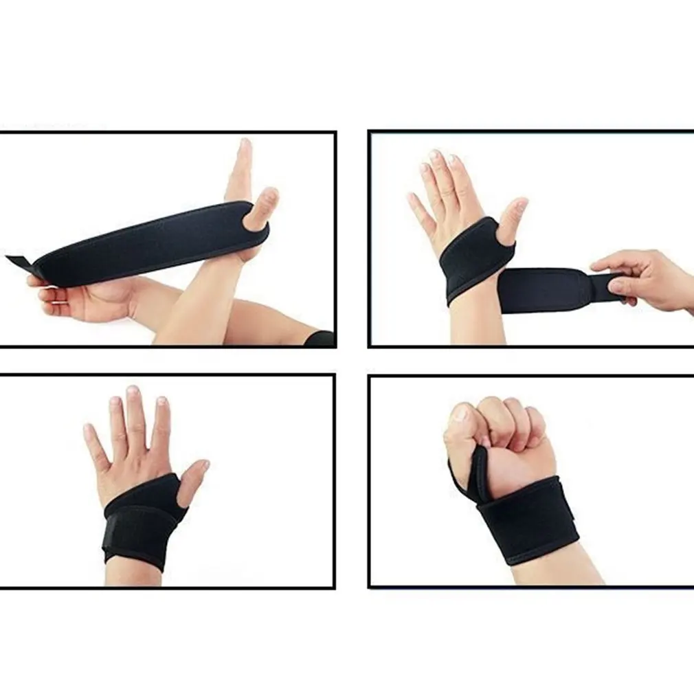 Wristbands Wrist Band Brace Support Carpal Tunnel Sprains Strain Gym Strap Sports Pain Relief Wrap Bandage lightweighted 2020
Wristbands Wrist Band Brace Support Carpal Tunnel Sprains Strain Gym Strap Sports Pain Relief Wrap Bandage lightweighted 2020