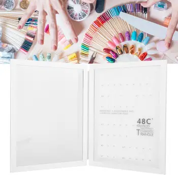 48 GridsPortable Folding Nail Gel Polish Color Display Board False Nail Color Card Book for Nail Art
48 GridsPortable Folding Nail Gel Polish Color Display Board False Nail Color Card Book for Nail Art