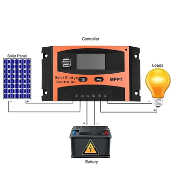12V 24V 30A 40A 50A 60A Solar Charge Controller Multipurpose Courtyard Panel Regulator Circuit Protection LCD Display Dual USB
12V 24V 30A 40A 50A 60A Solar Charge Controller Multipurpose Courtyard Panel Regulator Circuit Protection LCD Display Dual USB