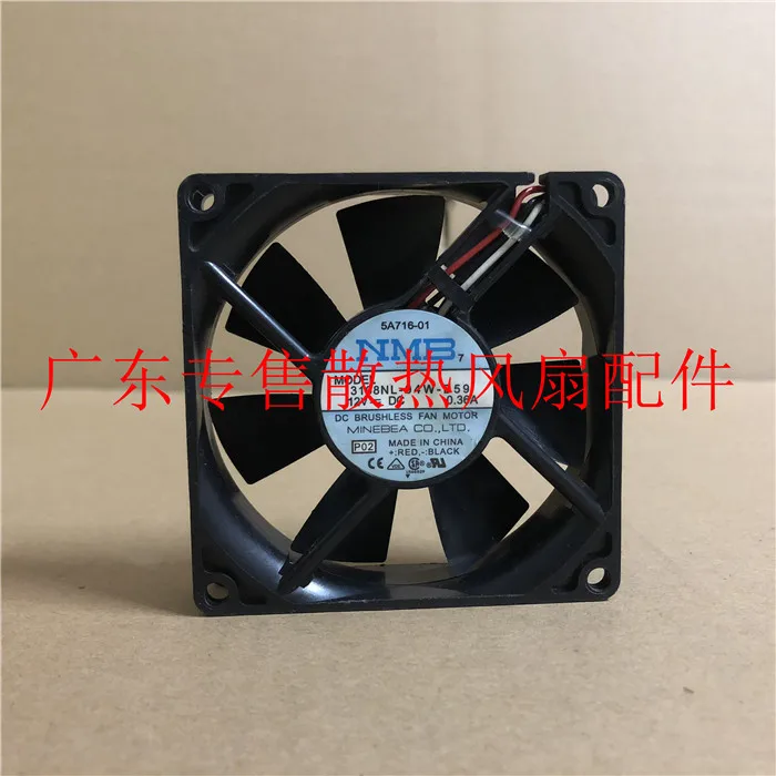 NMB-MAT 3108NL-04W-B59 P02 P03 DC 12V 0.36A 80x80x20 мм 3-проводной Вентилятор охлаждения сервера 
NMB-MAT 3108NL-04W-B59 P02 P03 DC 12V 0.36A 80x80x20 мм 3-проводной Вентилятор охлаждения сервера