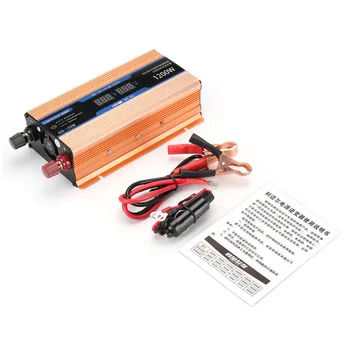 Inverter 500/1200/2200W DC 12V/AC 220V Voltage Transformer Pure Sine Wave Power Inverter Smart Double LCD display Car Power
Inverter 500/1200/2200W DC 12V/AC 220V Voltage Transformer Pure Sine Wave Power Inverter Smart Double LCD display Car Power