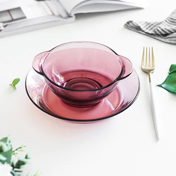 Set of 2 Tempered Glass Transparent Dinner Deep Plate and Salad Bowl Dish Tableware Serving Platter Lunch Dishware Dinnerware
Set of 2 Tempered Glass Transparent Dinner Deep Plate and Salad Bowl Dish Tableware Serving Platter Lunch Dishware Dinnerware