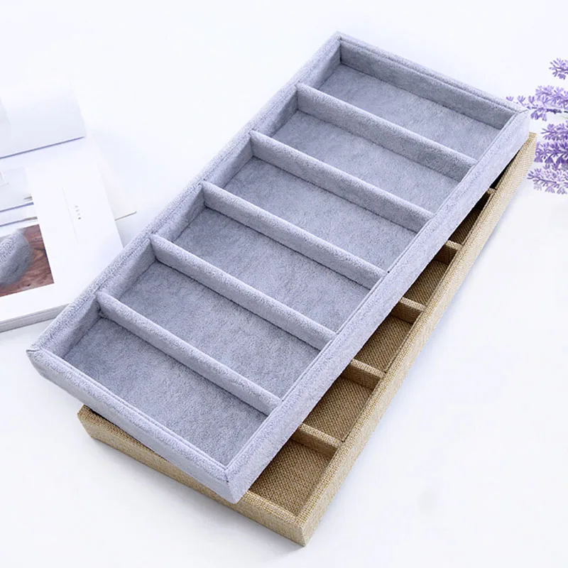 Velvet 6 Grids Sunglasses Display Box Jewelery Display Packaging Props Jewellery Organizer Tray Fashion Cases Packaging
Velvet 6 Grids Sunglasses Display Box Jewelery Display Packaging Props Jewellery Organizer Tray Fashion Cases Packaging