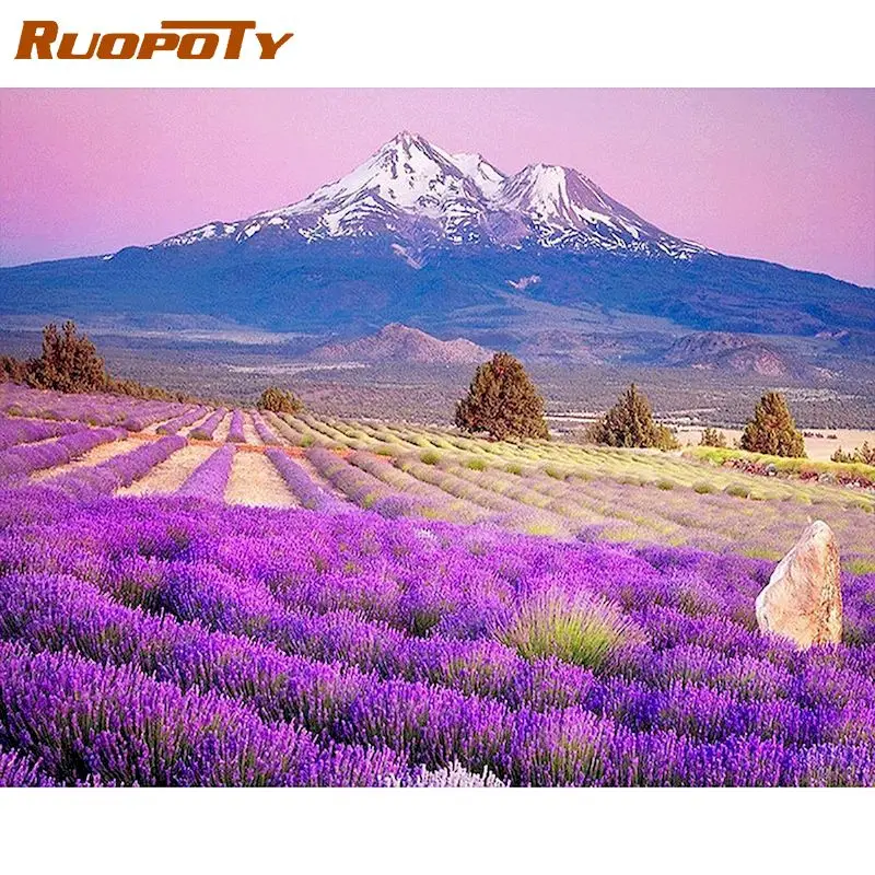 RUOPOTY Frame Diy Painting By Numbers Lavender Landscape Paint By Number Handpainted Wall Decor Frame Gift
RUOPOTY Frame Diy Painting By Numbers Lavender Landscape Paint By Number Handpainted Wall Decor Frame Gift