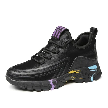 2020 Fashion Woman Casual Shoes Platform Sneakers Leather Height Increasing 5.5 Cm Breathable Ladies Shoes Tenis Zapatos Purple
2020 Fashion Woman Casual Shoes Platform Sneakers Leather Height Increasing 5.5 Cm Breathable Ladies Shoes Tenis Zapatos Purple