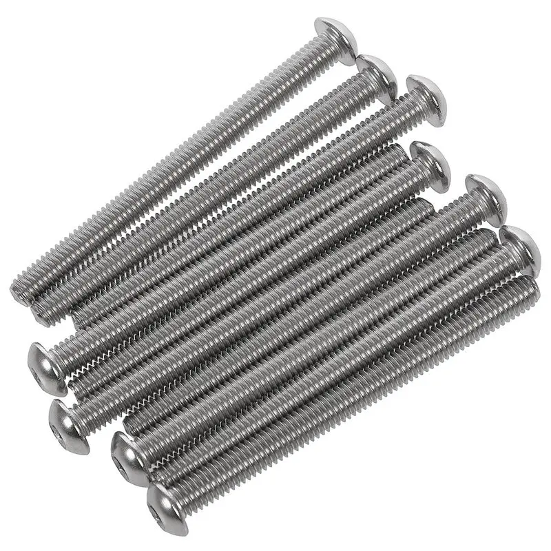 Stainless Steel Button Head Screw, Hex Socket Bolts Type:M6 / 6mm Bolt size:M6 x 70mm Your pack quantity:10
Stainless Steel Button Head Screw, Hex Socket Bolts Type:M6 / 6mm Bolt size:M6 x 70mm Your pack quantity:10
