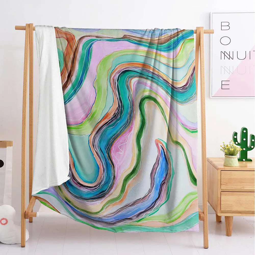 Flow color texture blanket sleeping blanket flannel blanket travel blanket single double large customized blanket bedding
Flow color texture blanket sleeping blanket flannel blanket travel blanket single double large customized blanket bedding