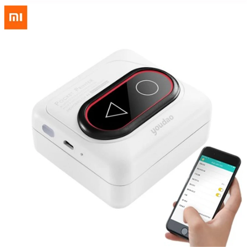Новый карманный принтер Xiaomi Youdao портативный мини-термопринтер Bluetooth HD 306