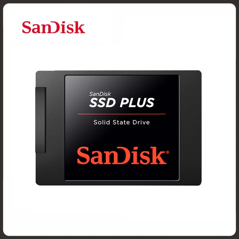 Оригинальный Жесткий Диск Sandisk 120 ГБ SSD Plus Внутренний твердотельный накопитель 240