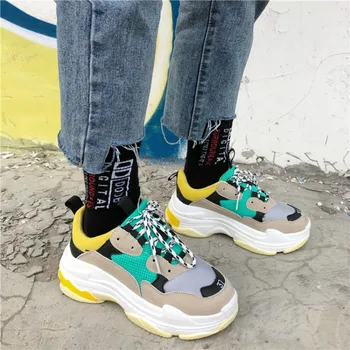 INS Superstar WoMen Chunky Sneakers Nice Fashion Basket Women Platform Dadly Shoes Lace Up Woman Trainers Chaussure Femme
INS Superstar WoMen Chunky Sneakers Nice Fashion Basket Women Platform Dadly Shoes Lace Up Woman Trainers Chaussure Femme