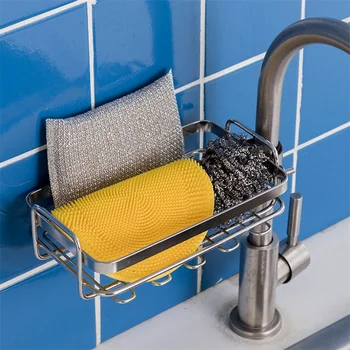 Stainless Steel Home Storage Accessories Kitchen Sink Drainer Organizer Faucet Sponge Holder Bathroom Faucet Storage Rack
Stainless Steel Home Storage Accessories Kitchen Sink Drainer Organizer Faucet Sponge Holder Bathroom Faucet Storage Rack