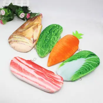 Simulation Food Stationery Bag Novelty Vegetable Fruit Shape Bag Bag Supplies Cosmetic Children Pencil Stationery Fish Meat U2U9
Simulation Food Stationery Bag Novelty Vegetable Fruit Shape Bag Bag Supplies Cosmetic Children Pencil Stationery Fish Meat U2U9