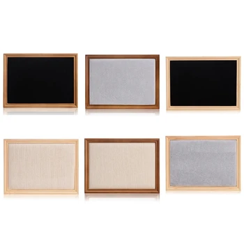 1Pcs Solid Wood Velvet Earrings Pendant Display Holder Jewelry Display Frame Jewellery Display Rack
1Pcs Solid Wood Velvet Earrings Pendant Display Holder Jewelry Display Frame Jewellery Display Rack