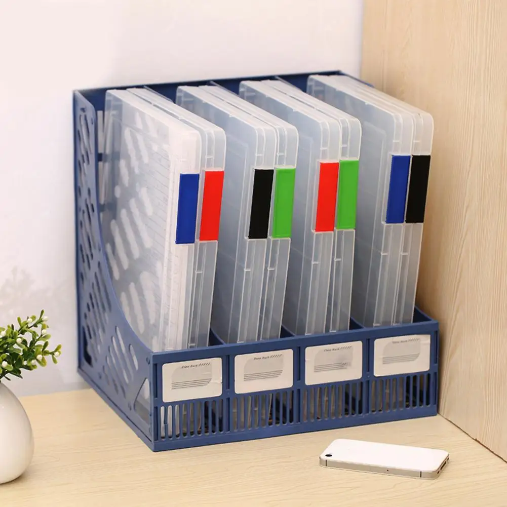 Transparent Storage Box Clear Plastic Document Paper Filling Case A4 File | Канцтовары для офиса и дома