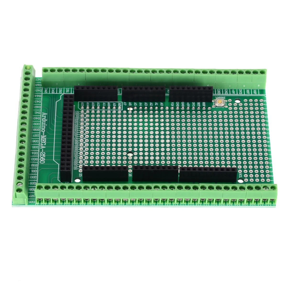 1Set Durable MEGA-2560 Prototype Screw Terminal Block Shield Board Female Header Sockets Kit
1Set Durable MEGA-2560 Prototype Screw Terminal Block Shield Board Female Header Sockets Kit