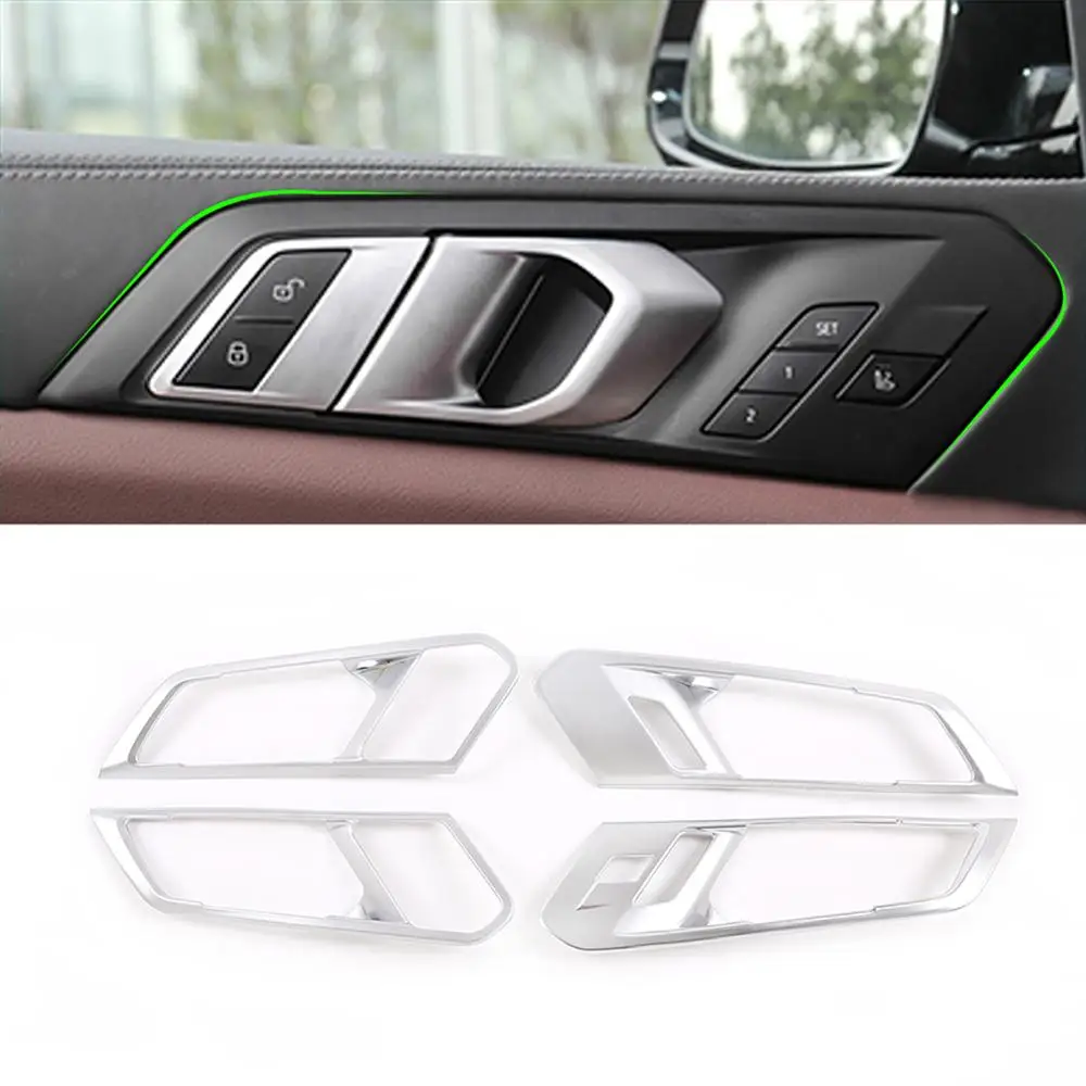 Хромированный АБС-пластик для BMW X5 G05 2019 модель с подогревом интерьерная дверная