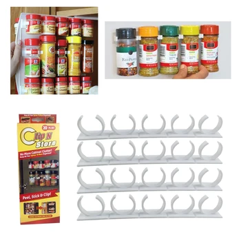 Spice Rack Wall Mount Condiment Ingredient Bottle Storage Tools Holder Organizer Kitchen Accessories Practical Durable Plastic
Spice Rack Wall Mount Condiment Ingredient Bottle Storage Tools Holder Organizer Kitchen Accessories Practical Durable Plastic