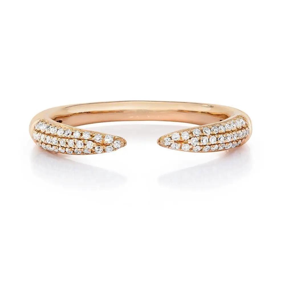 stack stacking ring Simple open adjusted rings micro pave clear cz Spike rivet design european women trendy jewelry
stack stacking ring Simple open adjusted rings micro pave clear cz Spike rivet design european women trendy jewelry