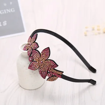 New European and American Simple Fashion Hair Hoop Imported Crystal Headdress Colored Flower Styling Hair Accessories Female
New European and American Simple Fashion Hair Hoop Imported Crystal Headdress Colored Flower Styling Hair Accessories Female