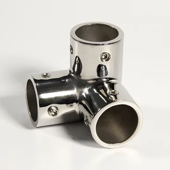 Heavy Duty 316 SS Boat Hand Rail Fitting- 90 Degree Tee 3 Way Corner Elbow for 1 inch Tube, Mirror Polished
Heavy Duty 316 SS Boat Hand Rail Fitting- 90 Degree Tee 3 Way Corner Elbow for 1 inch Tube, Mirror Polished