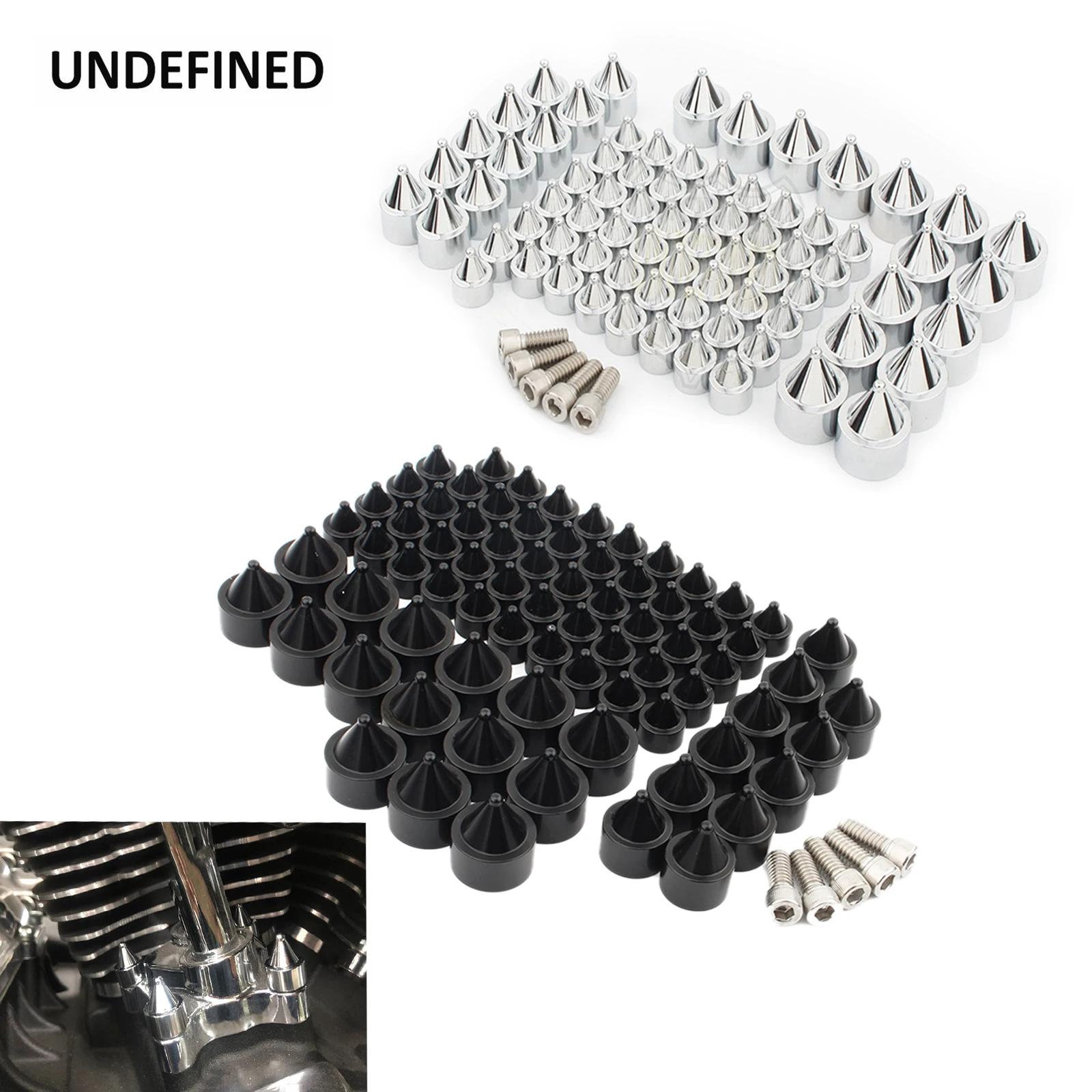 75pcs Motorcycle Bolts Head Screw CNC Aluminum Bolt Toppers Cover Caps Kit For Harley Touring Electra Glide Road King 2007-2016
75pcs Motorcycle Bolts Head Screw CNC Aluminum Bolt Toppers Cover Caps Kit For Harley Touring Electra Glide Road King 2007-2016
