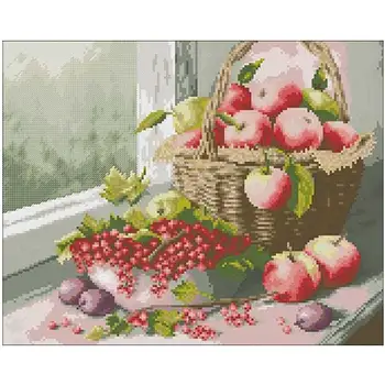 Harvested apples and cherries pattern Counted Cross Stitch 11 14 18CT DIY Chinese Cross Stitch Kits Embroidery Needlework Sets
Harvested apples and cherries pattern Counted Cross Stitch 11 14 18CT DIY Chinese Cross Stitch Kits Embroidery Needlework Sets