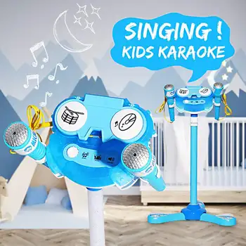 Karaoke Machine Set 2 Microphones Music Play Toy Adjustable Stand For Kid Home Girl Singing System Children Boy Microphone
Karaoke Machine Set 2 Microphones Music Play Toy Adjustable Stand For Kid Home Girl Singing System Children Boy Microphone