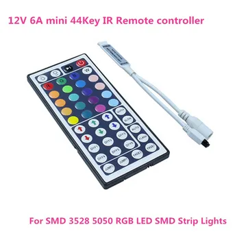 DHL 300pcs DC12V Mini 44Key RGB LED IR Remote Controller For 3528 & 5050 Strip Light
DHL 300pcs DC12V Mini 44Key RGB LED IR Remote Controller For 3528 & 5050 Strip Light