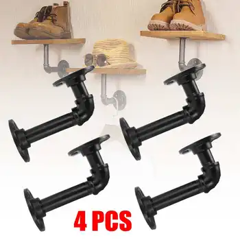 4pcs 15X8cm Pipe Shelf Bracket Iron Industrial Pipe Shelf Bracket Mounting Bracket Holder Storage Holders Racks Home
4pcs 15X8cm Pipe Shelf Bracket Iron Industrial Pipe Shelf Bracket Mounting Bracket Holder Storage Holders Racks Home