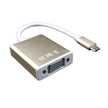 Type C to Female VGA Adapter Cable USBC USB 3.1 to VGA Adapter for Macbook 12 inch Chromebook Pixel Lumia 950XL Hot Sales
Type C to Female VGA Adapter Cable USBC USB 3.1 to VGA Adapter for Macbook 12 inch Chromebook Pixel Lumia 950XL Hot Sales