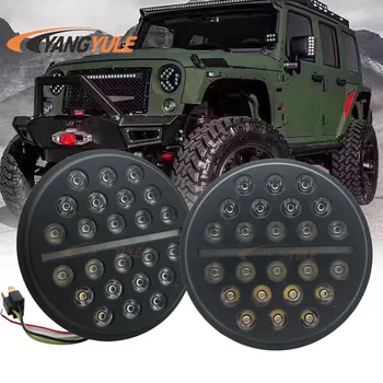 2pcs 7" 80W Headlight Led Work Light Bar DRL Daytime Running Light Streamer Flow Turn Signal for Jeep Wrangler JK LJ TJ
2pcs 7" 80W Headlight Led Work Light Bar DRL Daytime Running Light Streamer Flow Turn Signal for Jeep Wrangler JK LJ TJ