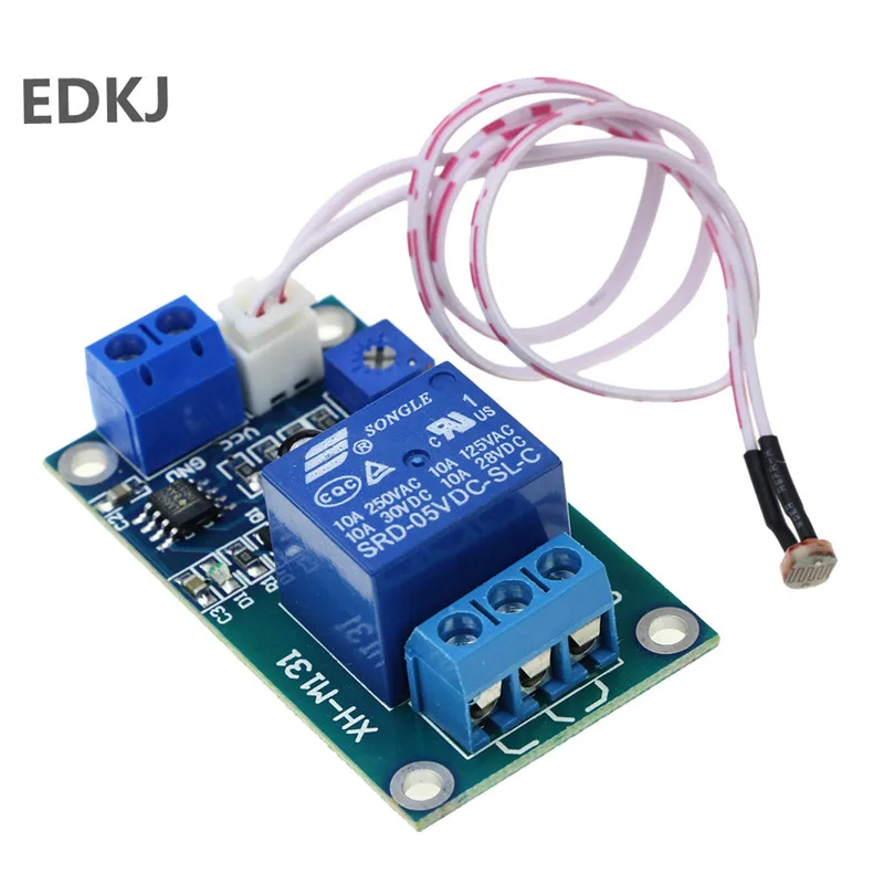 1pcs XH-M131 DC 5V 12V 10A Light Control Switch Photoresistor Relay Module Detection Sensor brightness Automatic Control Module
1pcs XH-M131 DC 5V 12V 10A Light Control Switch Photoresistor Relay Module Detection Sensor brightness Automatic Control Module