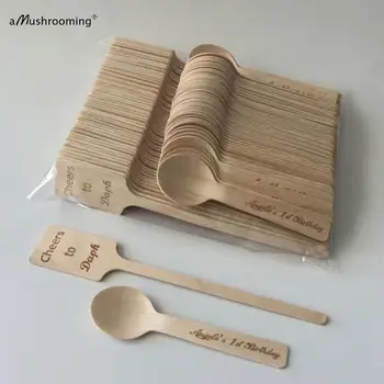 50pcs Personalized Birthday Mini Spoons Wooden Stir Sticks Home Garden Party Event Tableware Decoration Font Choice 
50pcs Personalized Birthday Mini Spoons Wooden Stir Sticks Home Garden Party Event Tableware Decoration Font Choice