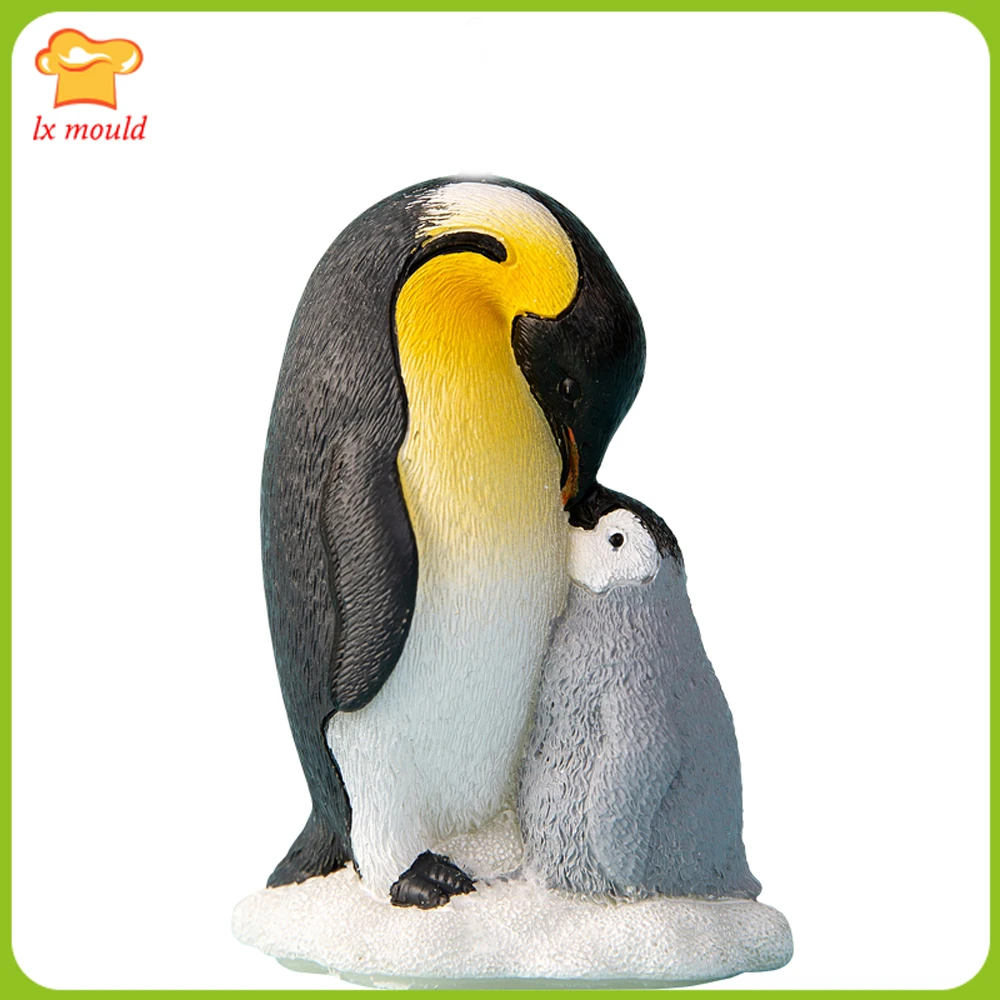 2020 new mother and child penguin silicone mold cake decoration mother's day candle soap mold sea animal
2020 new mother and child penguin silicone mold cake decoration mother's day candle soap mold sea animal