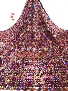 2020 Sequin Lace Fabric Wedding Dress High Quality Africa French Sheer Lace Fabric Sequin Nigeria Lace Fabric FJ35821 
2020 Sequin Lace Fabric Wedding Dress High Quality Africa French Sheer Lace Fabric Sequin Nigeria Lace Fabric FJ35821