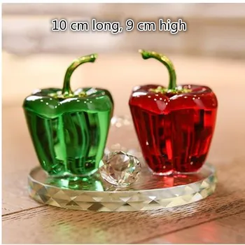 Beautiful crystal chili, European crystal crafts, home office restaurant bar desktop decoration gift
Beautiful crystal chili, European crystal crafts, home office restaurant bar desktop decoration gift
