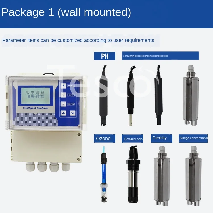 Residual chlorine turbidity PH online detector multi-parameter hardness ozone dissolved oxygen monitor
Residual chlorine turbidity PH online detector multi-parameter hardness ozone dissolved oxygen monitor